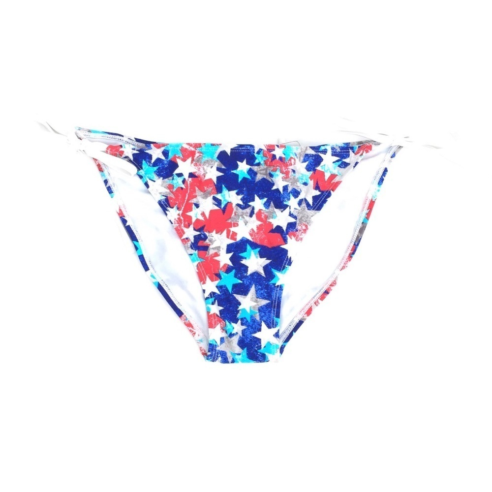 Bp Starry Ruched Back Swim Bikini Bottoms M